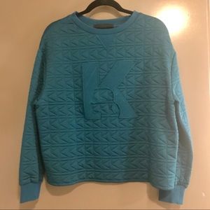 Karl Lagerfeld Quilted Sweatshirt